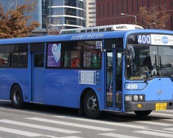Xe bus là phương tiện di chuyển phổ biến tại Hàn Quốc