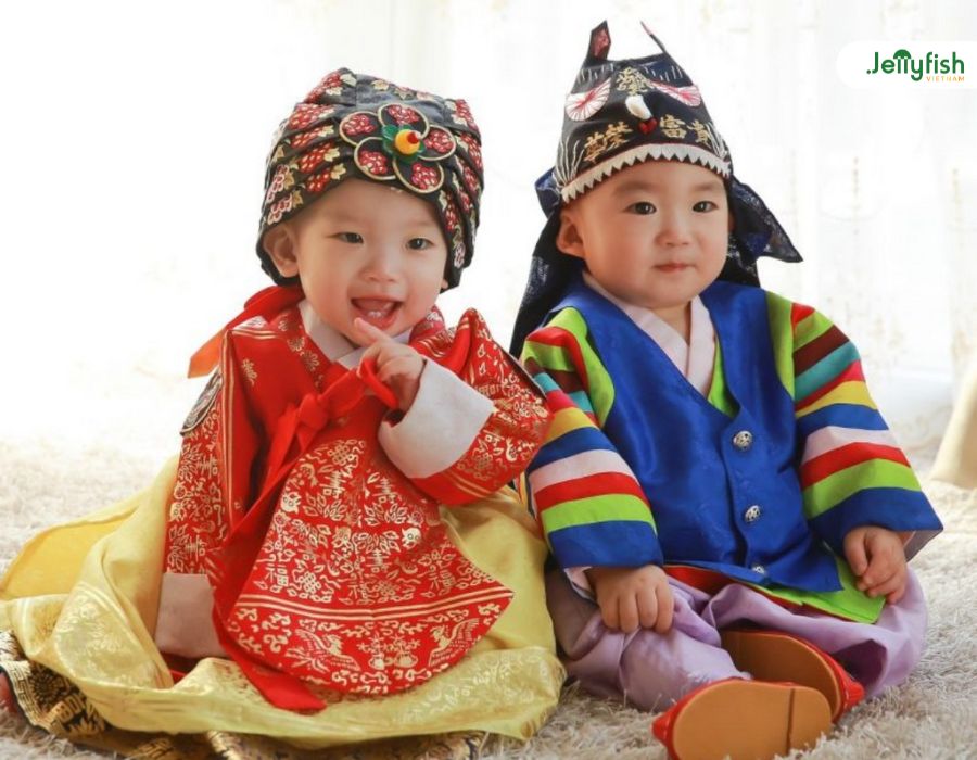 Hanbok cho trẻ em Hàn Quốc