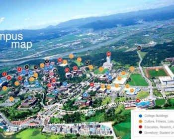 Toàn cảnh trường Đại học Daegu Hàn Quốc