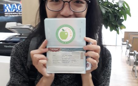 Visa của bạn Ngọc Quỳnh đăng ký trường Đại học Quốc gia Pusan