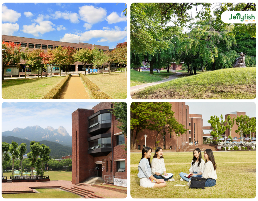 Khuôn viên trường Đại học nữ Duksung